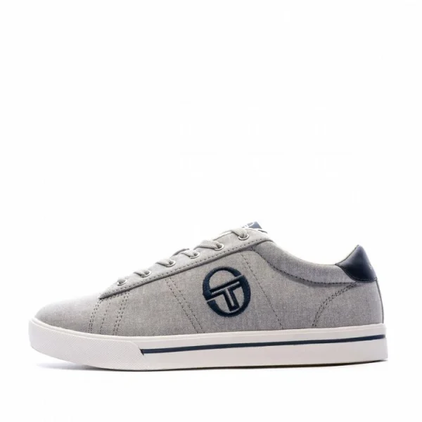 SERGIO TACCHINI Chaussures En Toile Gris/Marine Homme Sergio Tacchini Twill Satisfait ou Remboursé 1