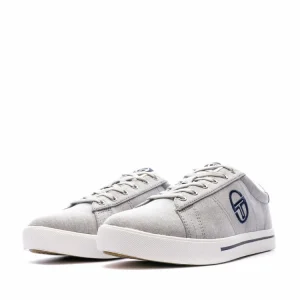 SERGIO TACCHINI Chaussures En Toile Gris/Marine Homme Sergio Tacchini Twill Satisfait ou Remboursé 18