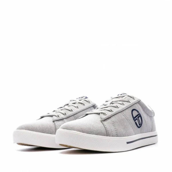 SERGIO TACCHINI Chaussures En Toile Gris/Marine Homme Sergio Tacchini Twill Satisfait ou Remboursé 7