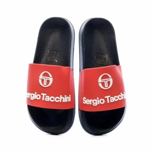 achat SERGIO TACCHINI Claquettes Marine/Rouge Homme Sergio Tacchini Lido 12