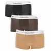 Les achats en ligne Calvin Klein Boxer Calvin Klein Low Rise Trunk 3pk Assortis Marron 7-225 17