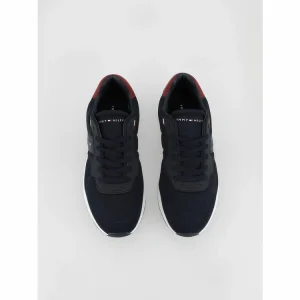 acheter en ligne Tommy Hilfiger Chaussures Mode Ville Tommy Hilfiger Modern Corporate Mix Runner Rwb Bleu 7-563 13