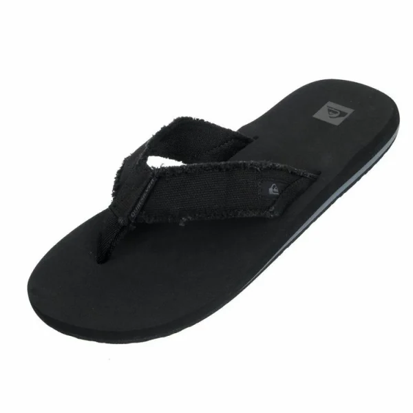 QUIKSILVER Tongs Claquettes Quiksilver Monkey Abyss Noir Tong Noir 61013 REMISE allant jusqu. 1