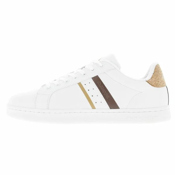 KAPPA Chaussures Basses Cuir Ou Simili Kappa Alpha Blanc Marronvintage H Blanc 0-612 soldes pas cher 1