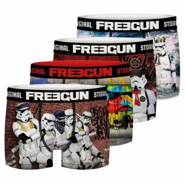 meilleur service FREEGUN Lot De 4 Boxers Homme Stromtrooper 1