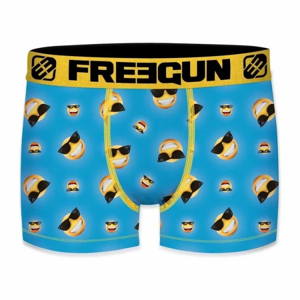 marques pas cher FREEGUN Lot De 5 Boxers Homme Emotik 4