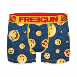 marques pas cher FREEGUN Lot De 5 Boxers Homme Emotik 16