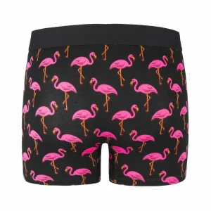 CRAZY BOXERS Boxer Homme Coton Bio Gots Flamingo SOLDES TOUT À 18