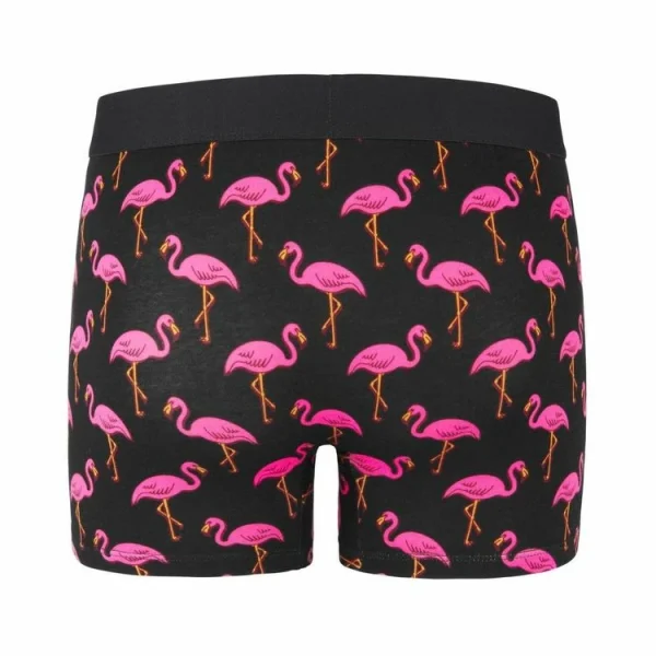 CRAZY BOXERS Boxer Homme Coton Bio Gots Flamingo SOLDES TOUT À 7