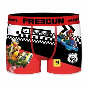 grande promotion FREEGUN Lot De 4 Boxers Homme Mario Kart Racing 18