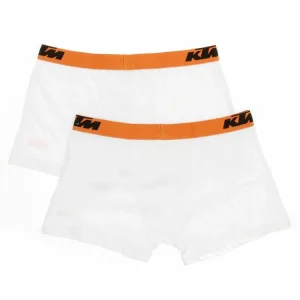 magasin paris FREEGUN X2 Boxers Blanc/Orange Homme Freegun KTM BCX2 6