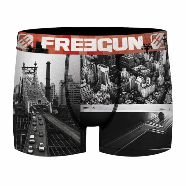 FREEGUN Boxer Homme Dual Subli City soldes en ligne 1