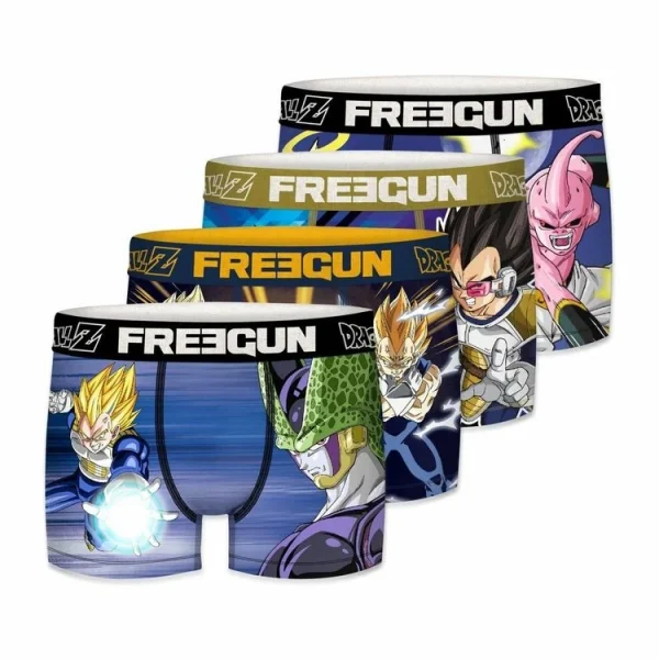 FREEGUN Lot De 4 Boxers Homme Dragon Ball Z grande surprise 1