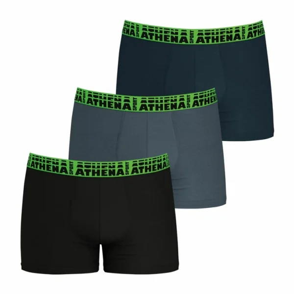 Athena Lot De 3 Boxers Homme Easy Sport Acheter 7