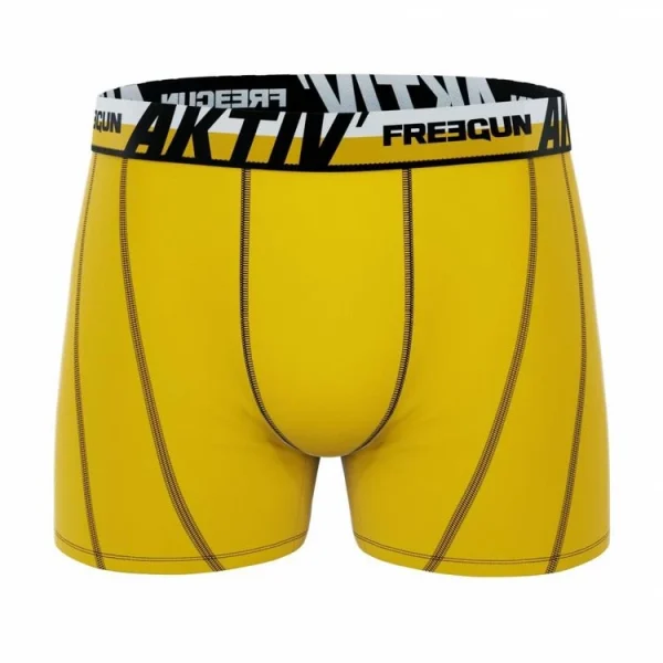 marques pas cher FREEGUN Lot De 6 Boxers Coton Homme AKTIV Sport 4