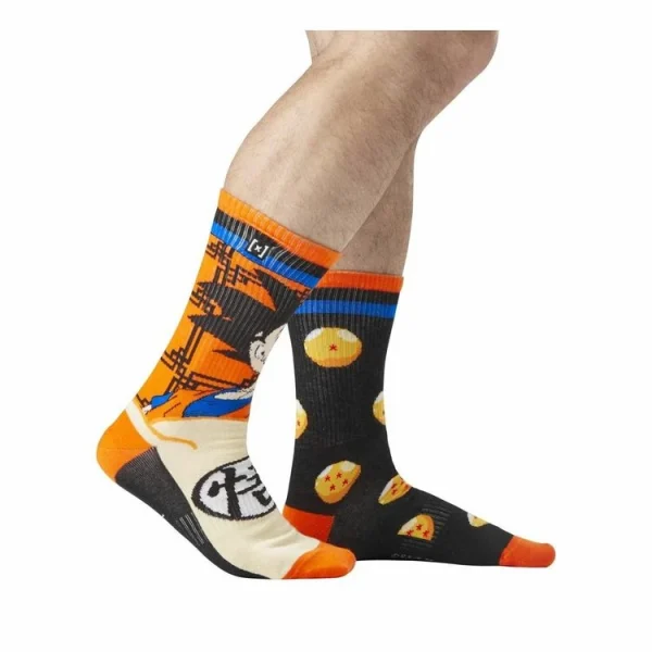 CAPSLAB Paire De Chaussettes De Sport Dragon Ball Z Gok en france 3