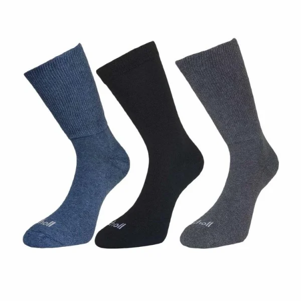 magasin pour SCHOLL Lot De 3 Paires De Chaussettes Tige Longue Semelle Demi-bouclette 1