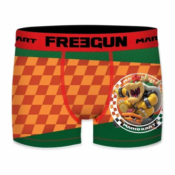 en ligne FREEGUN Boxer Homme Mario Kart Bowser 1