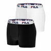 FILA Lot De 2 Boxers Coton Homme FU5016 Uni outlet soldes 22