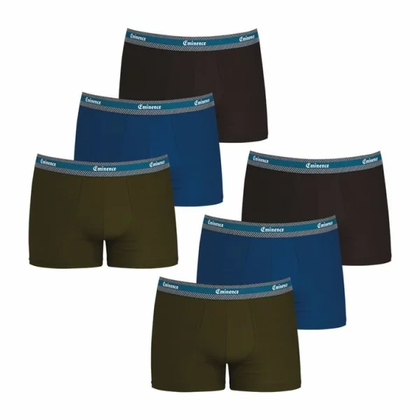 Eminence Lot De 6 Boxers Homme Sélection En Coton Bio Paiement sécurisé 1