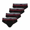 SERGE BLANCO Lot De 4 Slips Homme En Coton French Pas Cher Magasin Soldes 10