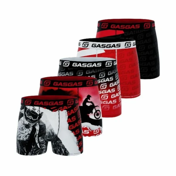 GASGAS Lot De 5 Boxers Homme marques de renommée 1