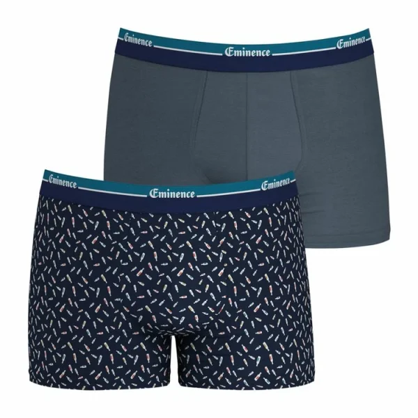 exclusivement disponibles Eminence Lot De 2 Boxers Homme Edition Coton Bio 6